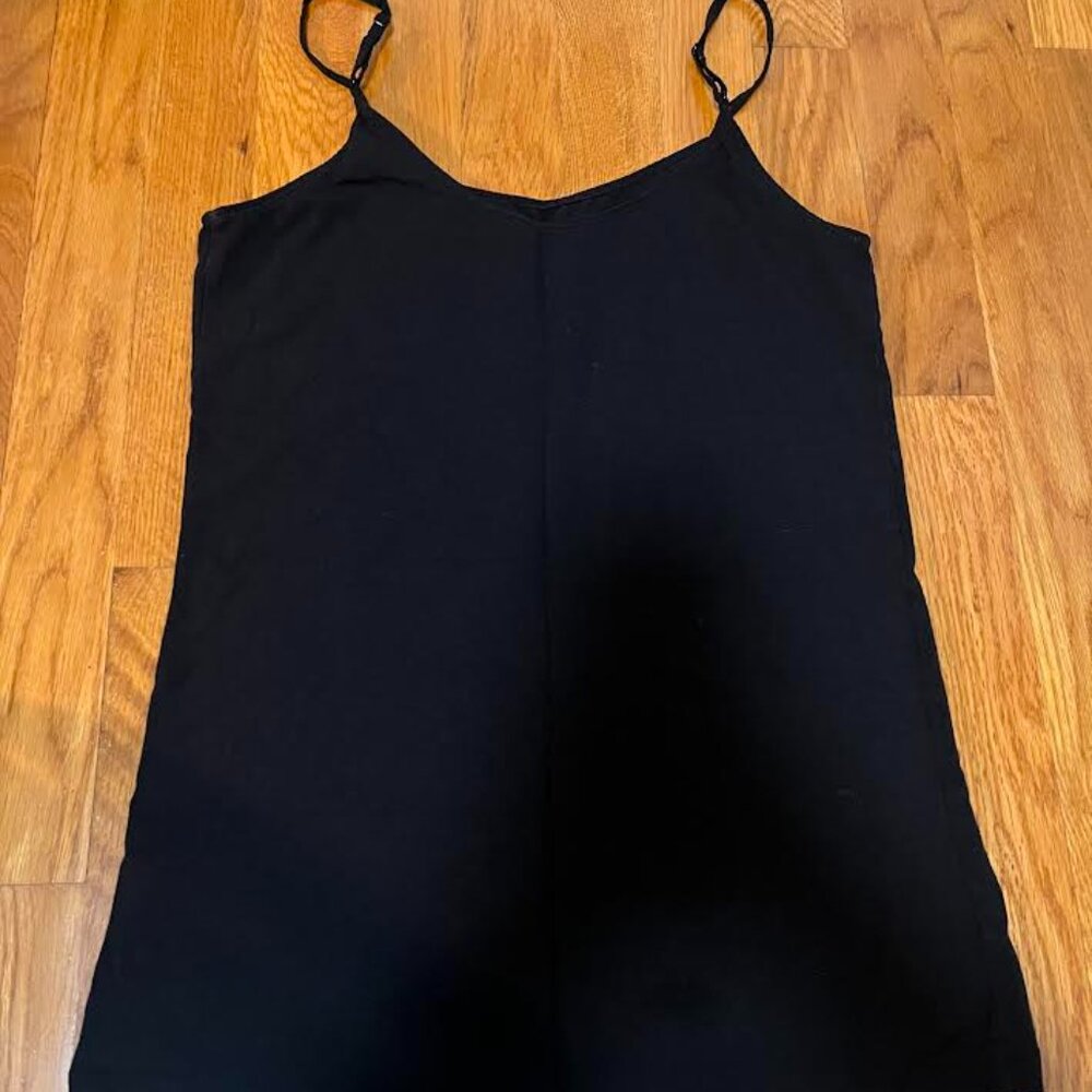 Time and Tru Black Adjustable Strap Cami